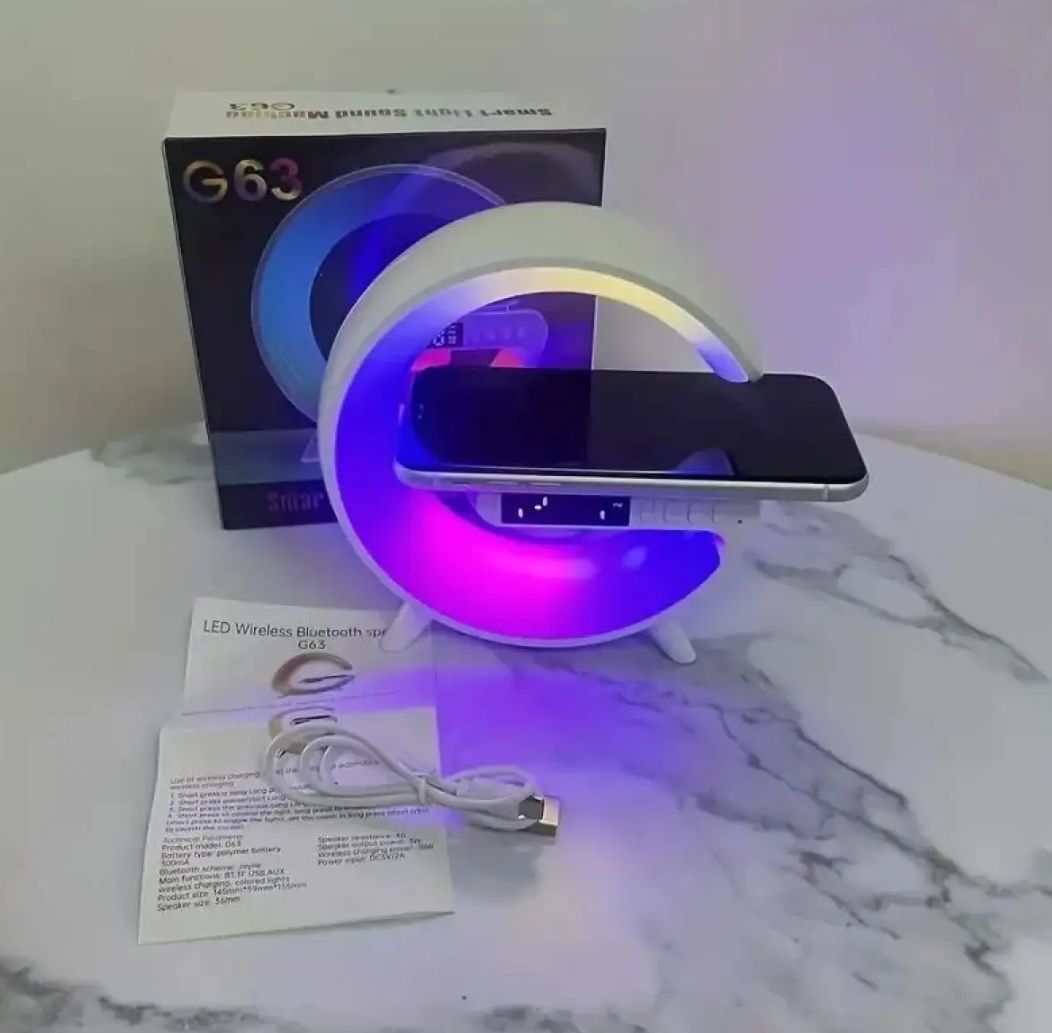 Wireless G Speaker Charger & side table Atmosphere Lamp