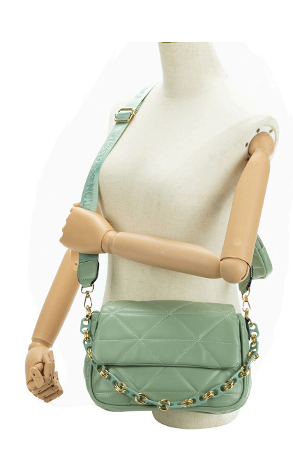 Solid Crossbody Bag