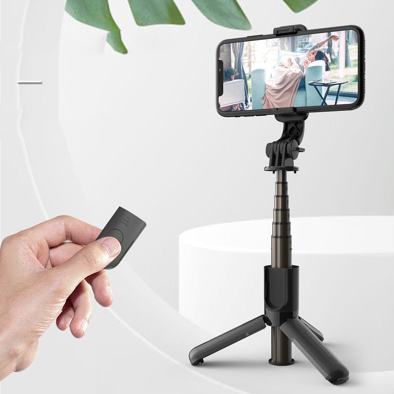 Compatible with Apple, Mini Tripod Selfie Stick Desktop Live Mobile Phone Holder