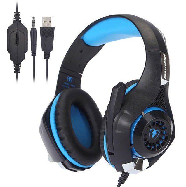 In Zhuo GM-1 Computer Notebook Head-Mounted Luminous Gaming Headset With Microphone Jedi To Eat Chicken Earphones