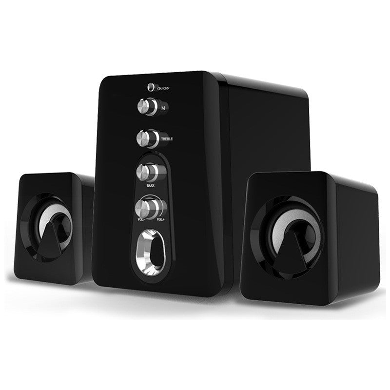 Mini USB 2.1 Speaker Wired Combination High Audio Heavy Bass Music Subwoofer Mobile Phone