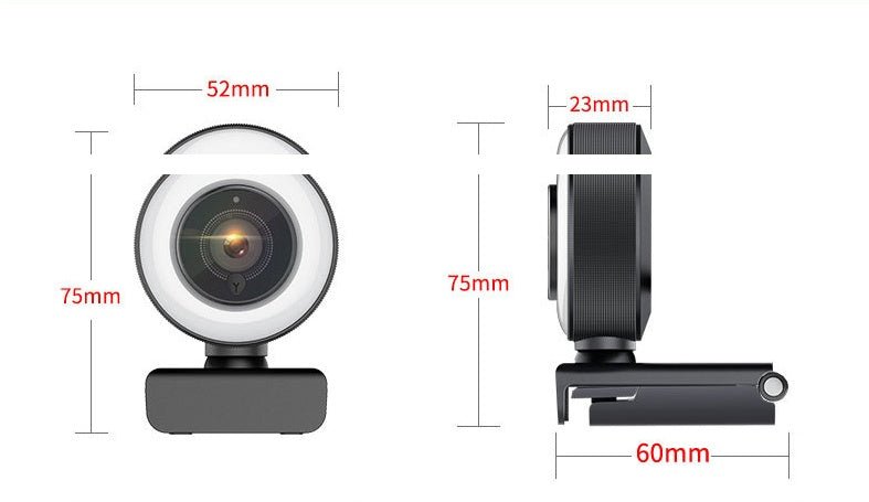 USB 1080P Auto Focus AF Fill Light Beauty Camera