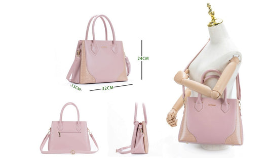 Versatile Double Handle Bag For Girls